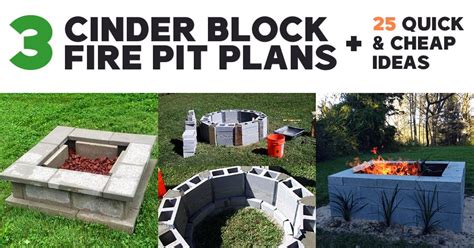 DIY Cinder Block Fire Pit Ideas, Plans, Pros and Cons