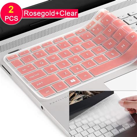[2pack] Keyboard Cover for HP Envy x360 2-in-1 15.6" Laptop Series /2018 Newest HP Pavilion 15.6 ...