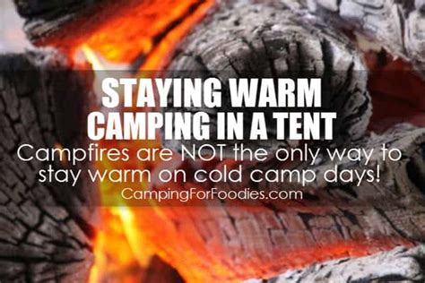 How To Stay Warm Camping In A Tent: Brilliant Tips For Winter Trips