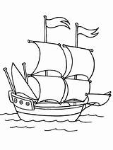 Mayflower Coloring Pages  Best For Kids sketch template