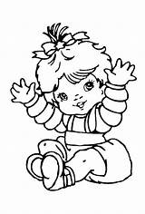 Jednostavna Bebe bojanje  ColoringLib sketch template