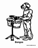 Coloring Pages Bongos Kindergarten Fun Music Bongo Favorites Login Add  sketch template