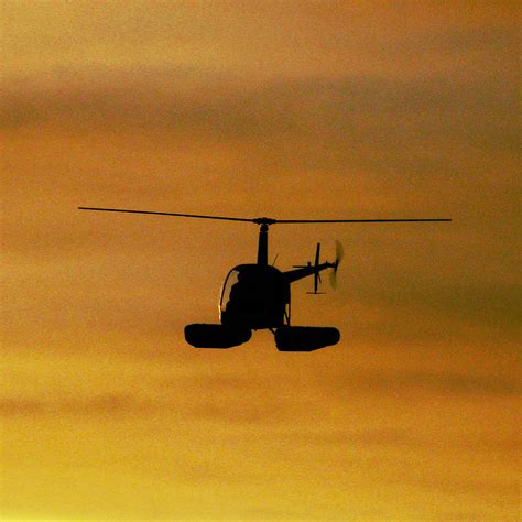 Helicopter Sunset Photograph by Patricia Januszkiewicz - Fine Art America