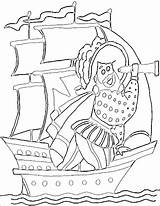 Pirate Coloring Page For Kids  Free Printable Picture sketch template