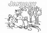 January Coloring Pages  Best For Kids sketch template
