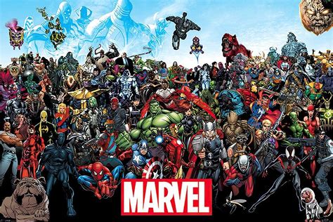 Amazon.com: POSTER STOP ONLINE Marvel Comics Universe - Comic Poster ...