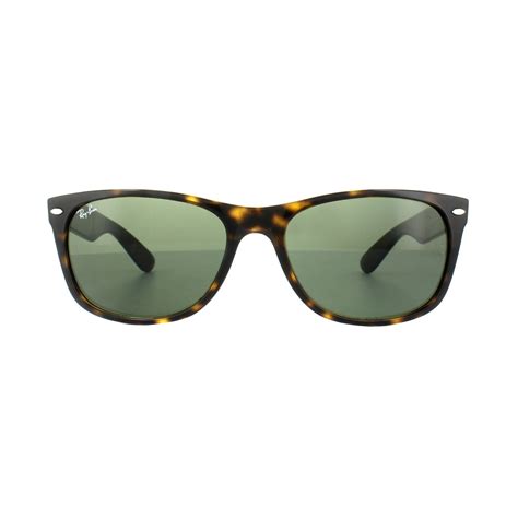 Ray-Ban Sunglasses New Wayfarer 2132 902 Tortoise Green 58mm