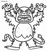 Monster coloring pages » Free & Printable Monsters Sheets sketch template
