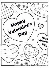 Valentine’s Day Coloring Book  15 Pages – I Heart Crafty Things sketch template