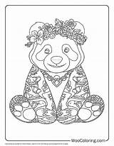 100  Panda coloring Pages Free PDF To Print Woo Coloring sketch template