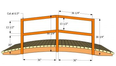 Woodwork Garden Bridge Plans PDF Plans