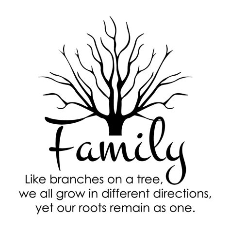 Family – Like branches on a tree… – Wall Decal – BAMM Graphix