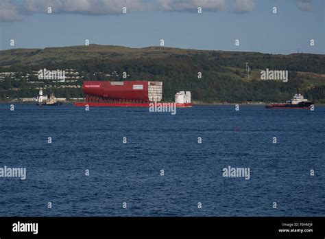 H.M.S. Prince of Wales Aircraft Carrier Section Lower Block 04 Stock ...