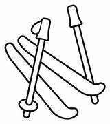 Skis For Children Coloring Pages  Cool sketch template