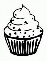 Free Printable Cupcake Coloring Pages Download  sketch template