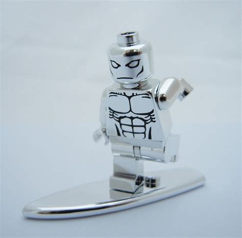 Lego Chrome Silver Surfer Machine Printed | #1735610196