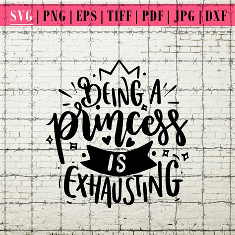 Princess SVG Princess Quote Svg Being A Princess is so - Etsy