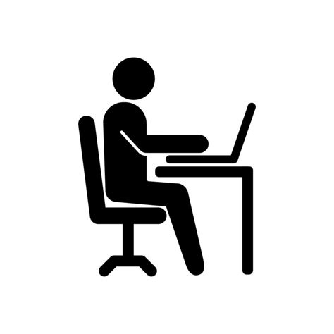 Office worker vector icon 4956040 Vector Art at Vecteezy