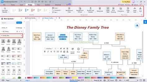 Walt Elias Disney Family Tree