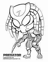 Free Alien Vs Predator Coloring Pages sketch template