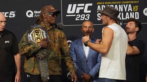 UFC 293: Adesanya vs Strickland Press Conference Photo Gallery - MMAWeekly.com | UFC and MMA ...