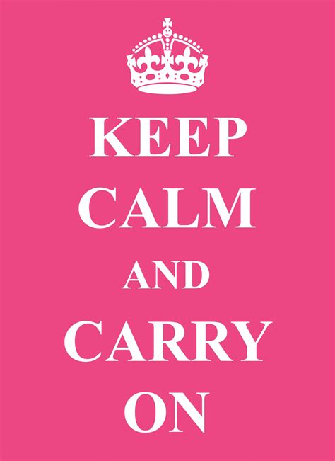 Keep Calm And Carry On Free Stock Photo - Public Domain Pictures
