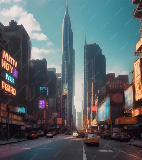 Premium AI Image | Futuristic Cyberpunk City