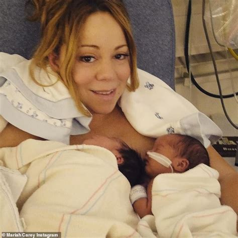 Mariah Carey shares throwback hospital snaps of her twins Moroccan and ...