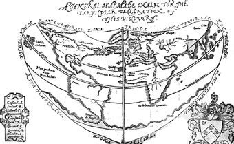 Sir Humphrey Gilbert's Map of the World | Artsy Fartsy | Pinterest