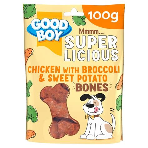 Good Boy Dog Treats Chicken & Broccoli 100G - Tesco Groceries