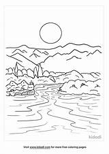 River Coloring Pages sketch template