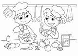 Free Baking Coloring Pages sketch template
