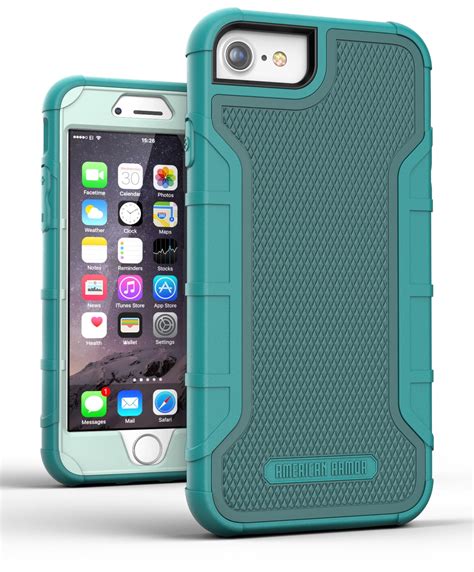 Apple iPhone 8 / SE 2020 Tough Case w/ Built in Screen Protector, (Heavy Duty) Rugged Hybrid ...