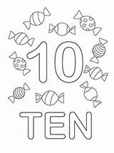 Pin On Number 10 Coloring Pages sketch template