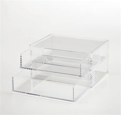 muji acrylic 2 tier drawer, Furniture & Home Living, Home Improvement & Organisation, Storage ...