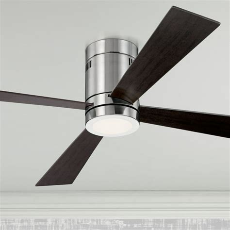 52" Casa Vieja Modern Hugger Ceiling Fan with Light LED Remote Flush ...