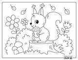 15 Cute Squirrel Coloring Pages Free PDF Printables  Simply Love sketch template