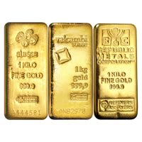 Buy 1 kg Pure Assorted Gold Bars | Silver Gold Bull US