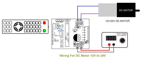 Wiring 12v to 24v dc motor - Electronics-Lab.com
