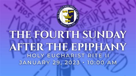 The Fourth Sunday after the Epiphany - All Saints Episcopal Church | Bayside, NY