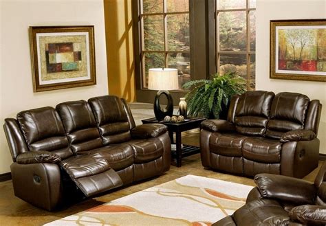 Cheap Reclining Sofas Sale: Italian Leather Recliner Sofa Set