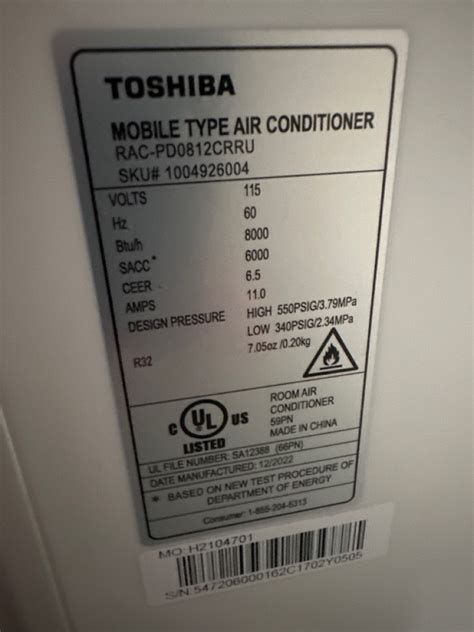 I have a Toshiba portable AC. When I turn it on it will start cooling ...