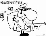 Gangster Coloring Pages Big Money  Free Printable sketch template