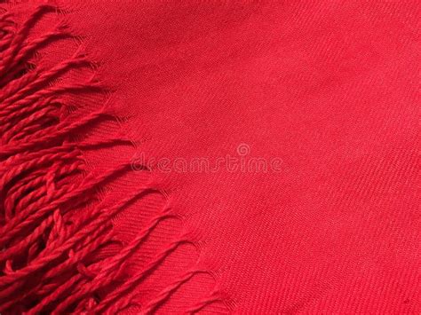 The Edge of Red Yarn Scarf Texture Stock Photo - Image of clothing, detail: 180610778