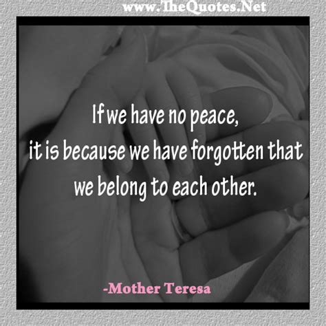 Peace Mother Teresa Quotes. QuotesGram