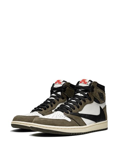 Jordan x Travis Scott Air Jordan 1 High TS SP Sneakers | Brown | FARFETCH