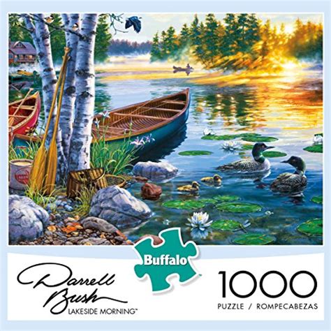 Buffalo Games - Darrell Bush - Lakeside Morning - 1000 Piece Jigsaw ...