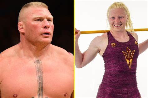 Brock Lesnar's look-a-like daughter, Mya, is an athletic beast just ...