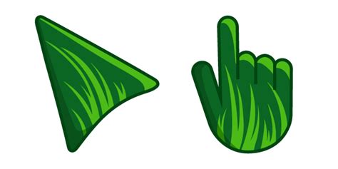 Green Grass in Forest cursor – Custom Cursor