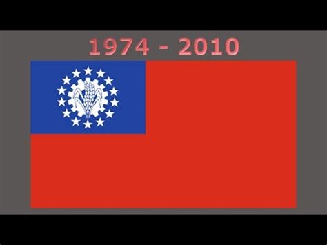 History of the Myanmar flag - YouTube